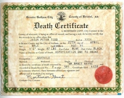 Download England County of Bristol death certificate Photoshop template